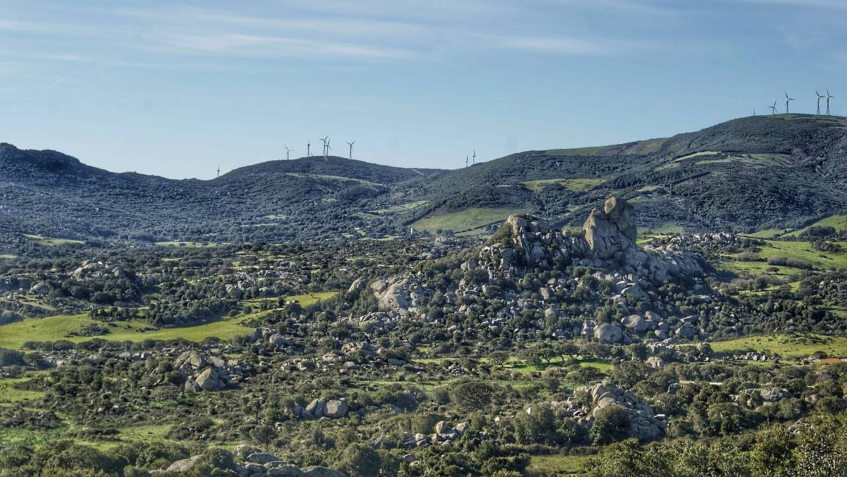 Formazioni rocciose e sassi giganti nella Valle della Luna di Aggius